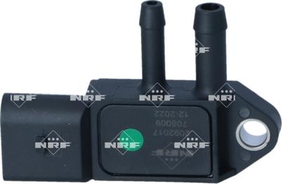 NRF 708009 - Датчик, давление выхлопных газов autospares.lv