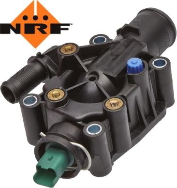 NRF 725081 - Термостат охлаждающей жидкости / корпус autospares.lv