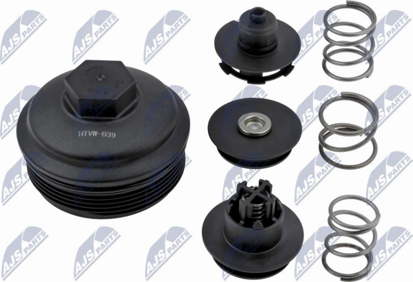 NTY CCL-VW-039 - Крышка, корпус масляного фильтра autospares.lv