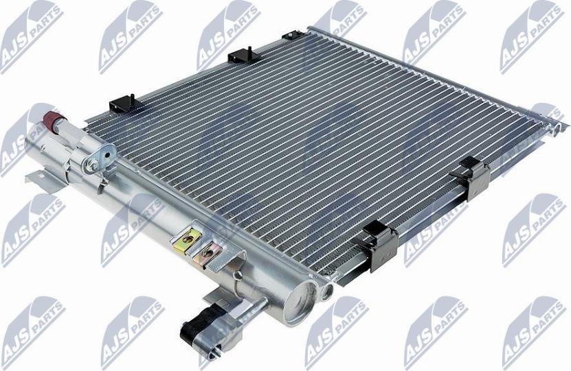 NTY CCS-PL-008 - Конденсатор кондиционера autospares.lv