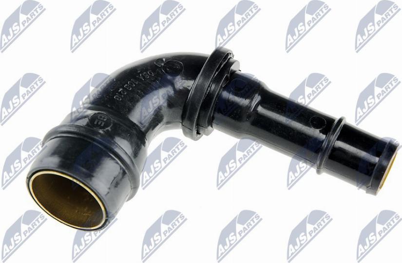 NTY GPP-AU-001 - Шланг, вентиляция картера autospares.lv