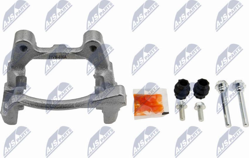 NTY HZT-VW-036A - Кронштейн, корпус скобы тормоза autospares.lv