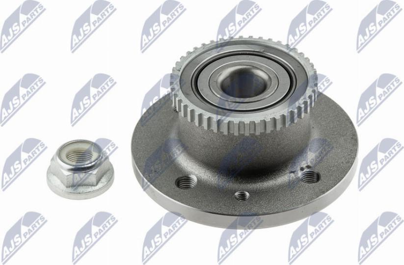 NTY KLT-RE-008 - Подшипник ступицы колеса, комплект autospares.lv