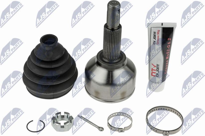 NTY NPZ-FR-053 - Шарнирный комплект, ШРУС, приводной вал autospares.lv