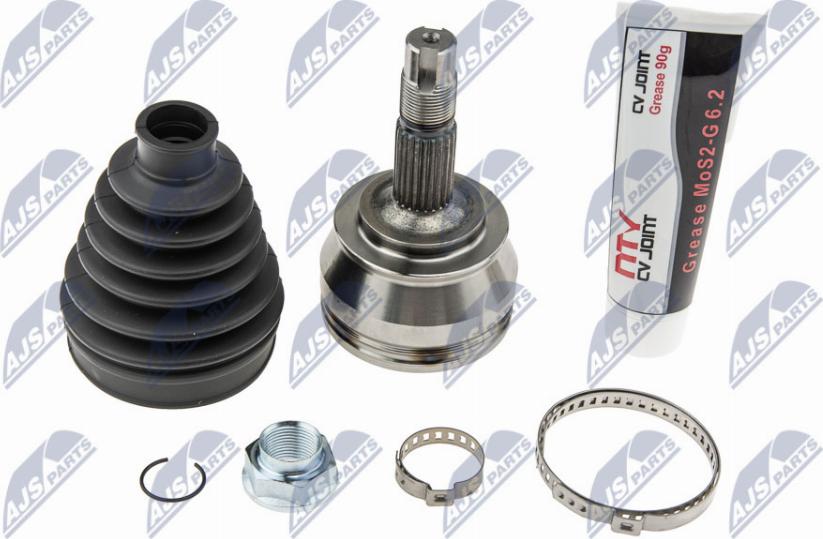 NTY NPZ-FT-001 - Шарнирный комплект, ШРУС, приводной вал autospares.lv