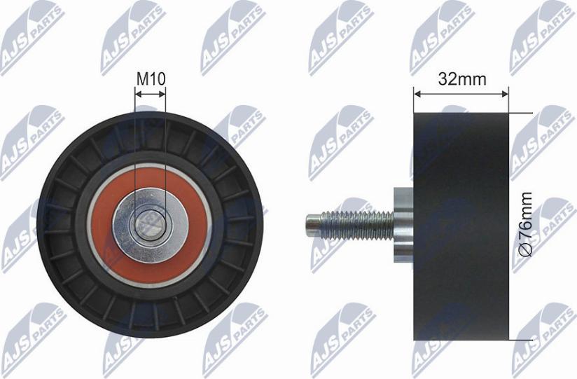 NTY RNK-CH-006 - Направляющий ролик, зубчатый ремень ГРМ autospares.lv