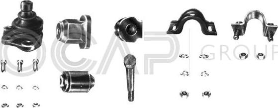 OCAP 0909114 - Комплектующее руля, подвеска колеса autospares.lv