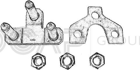 OCAP 0901498 - Комплектующее руля, подвеска колеса autospares.lv