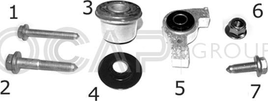 OCAP 0901513 - Комплектующее руля, подвеска колеса autospares.lv