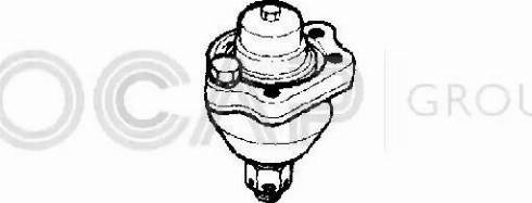 OCAP 0400361 - Шаровая опора, несущий / направляющий шарнир autospares.lv