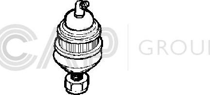 OCAP 0403454 - Шаровая опора, несущий / направляющий шарнир autospares.lv