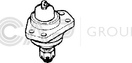 OCAP 0403723 - Шаровая опора, несущий / направляющий шарнир autospares.lv