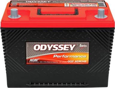 Odyssey Battery ODP-AGM34R - Стартерная аккумуляторная батарея, АКБ autospares.lv