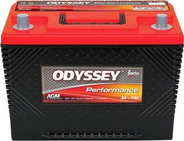Odyssey Battery ODP-AGM34 - Стартерная аккумуляторная батарея, АКБ autospares.lv