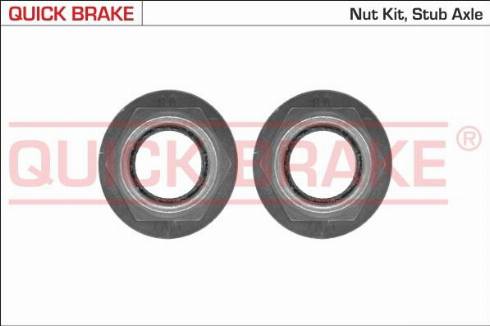 OJD Quick Brake 9811K - Гайка, шейка оси autospares.lv