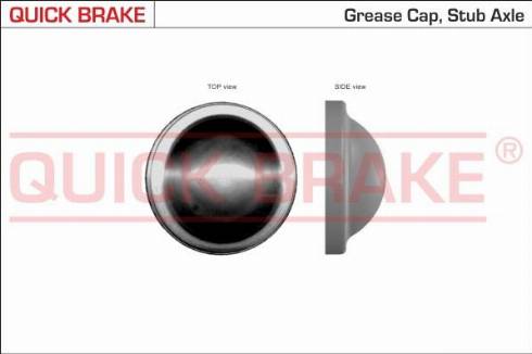 OJD Quick Brake 9829 - Крышка / защитный колпак autospares.lv