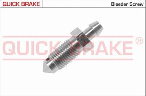 OJD Quick Brake 0019 - Болт воздушного клапана / вентиль, колесный тормозн. цилиндр autospares.lv