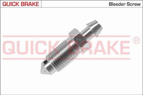 OJD Quick Brake 0017 - Болт воздушного клапана / вентиль, колесный тормозн. цилиндр autospares.lv