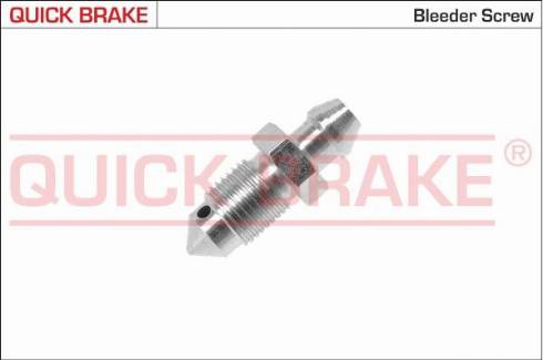 OJD Quick Brake 0039 - Болт воздушного клапана / вентиль, колесный тормозн. цилиндр autospares.lv