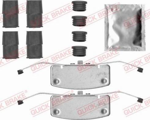 OJD Quick Brake 109-0052 - Комплектующие для колодок дискового тормоза autospares.lv