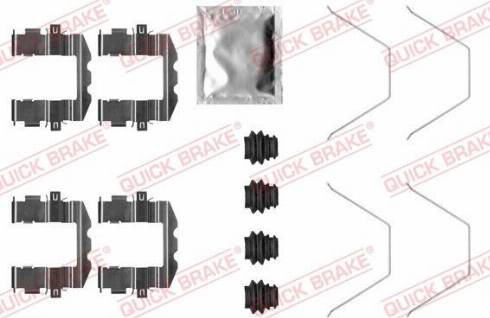 OJD Quick Brake 109-0057 - Комплектующие для колодок дискового тормоза autospares.lv