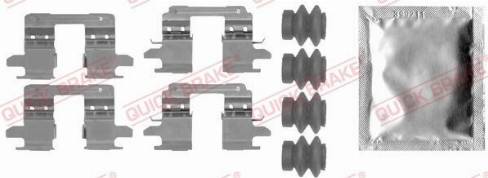 OJD Quick Brake 109-0005 - Комплектующие для колодок дискового тормоза autospares.lv