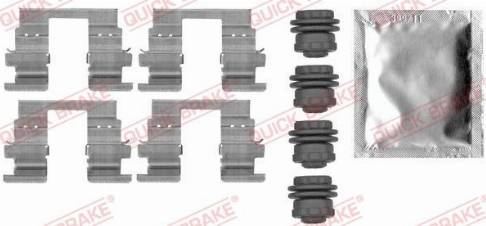 OJD Quick Brake 109-0013 - Комплектующие для колодок дискового тормоза autospares.lv