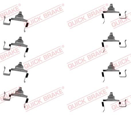 OJD Quick Brake 1091697 - Комплектующие для колодок дискового тормоза autospares.lv