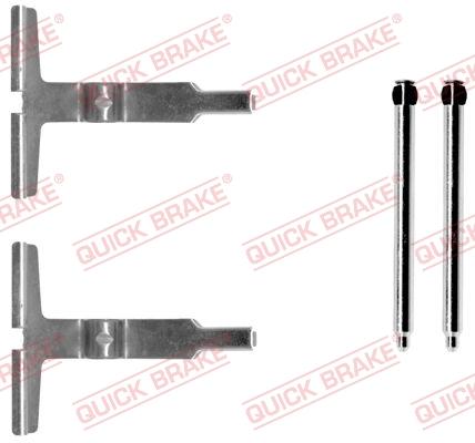OJD Quick Brake 1091661 - Комплектующие для колодок дискового тормоза autospares.lv