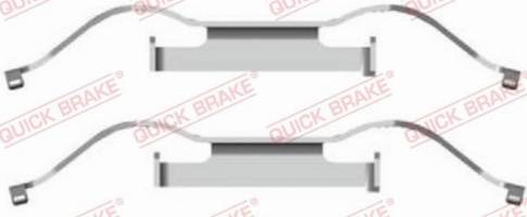 OJD Quick Brake 109-1681 - Комплектующие для колодок дискового тормоза autospares.lv