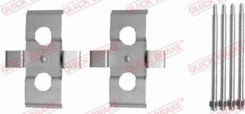 OJD Quick Brake 1091635 - Комплектующие для колодок дискового тормоза autospares.lv