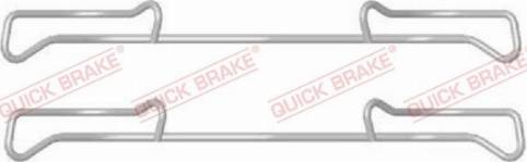 OJD Quick Brake 1091678 - Комплектующие для колодок дискового тормоза autospares.lv