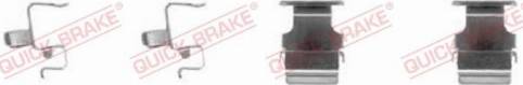 OJD Quick Brake 1091673 - Комплектующие для колодок дискового тормоза autospares.lv