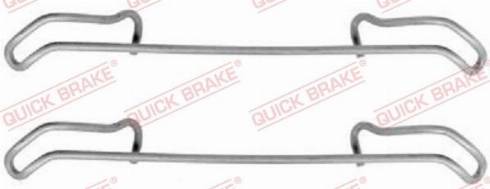 OJD Quick Brake 1091056 - Комплектующие для колодок дискового тормоза autospares.lv