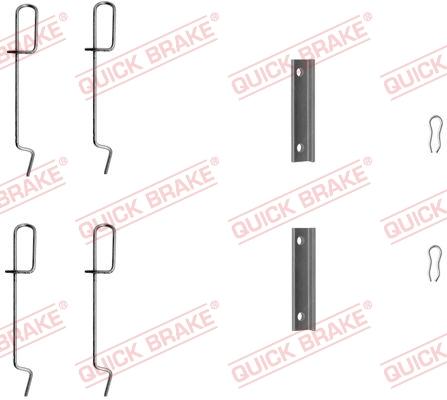 OJD Quick Brake 1091125 - Комплектующие для колодок дискового тормоза autospares.lv