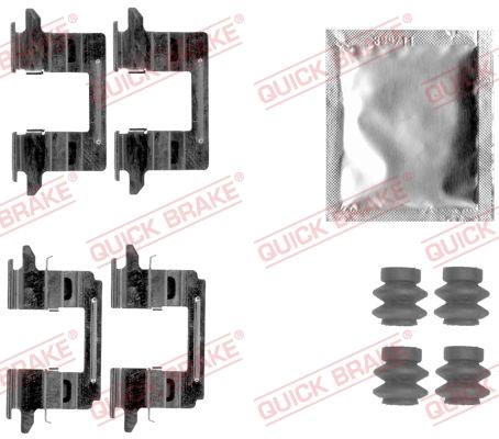 OJD Quick Brake 109-1841 - Комплектующие для колодок дискового тормоза autospares.lv