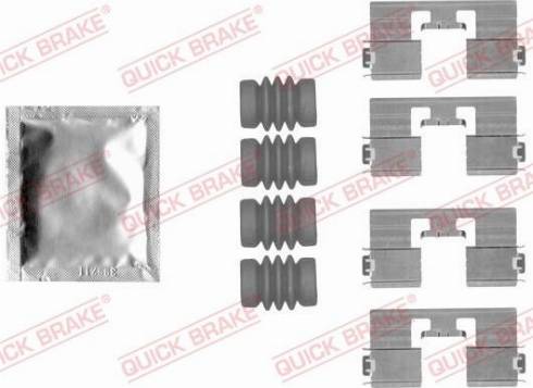 OJD Quick Brake 109-1818 - Комплектующие для колодок дискового тормоза autospares.lv