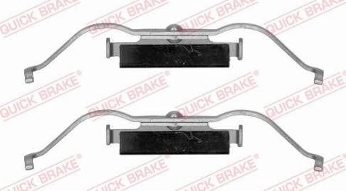 OJD Quick Brake 1091747 - Комплектующие для колодок дискового тормоза autospares.lv