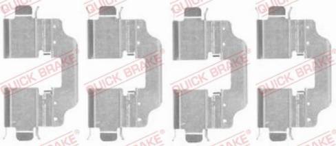 OJD Quick Brake 109-1773 - Комплектующие для колодок дискового тормоза autospares.lv