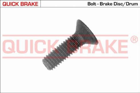 OJD Quick Brake 11622 - Болт, корпус скобы тормоза autospares.lv