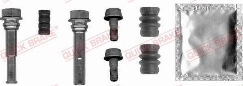 OJD Quick Brake 113-0012X - Комплект направляющей гильзы, тормозной поршень autospares.lv