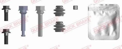 OJD Quick Brake 113-0038X - Комплект направляющей гильзы, тормозной поршень autospares.lv