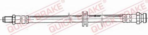 OJD Quick Brake 32.927 - Тормозной шланг autospares.lv