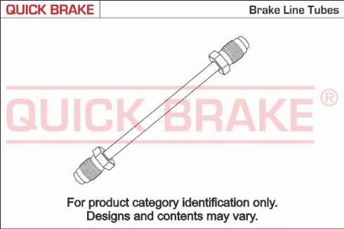 OJD Quick Brake CN-0100A-A - Трубопровод тормозного привода autospares.lv
