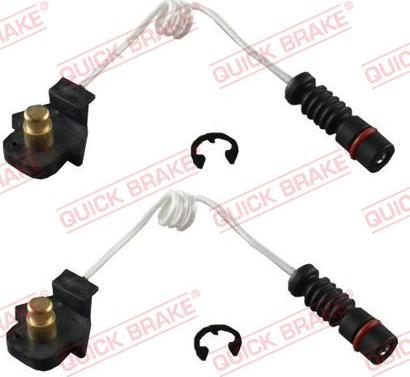 OJD Quick Brake WS 0184 A - Сигнализатор, износ тормозных колодок autospares.lv