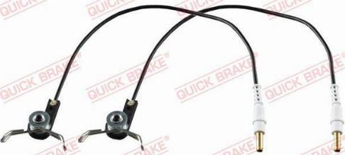 OJD Quick Brake WS 0185 A - Сигнализатор, износ тормозных колодок autospares.lv