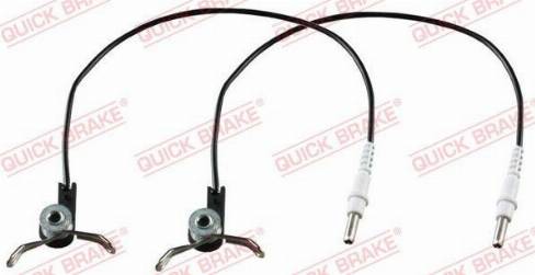 OJD Quick Brake WS 0186 A - Сигнализатор, износ тормозных колодок autospares.lv