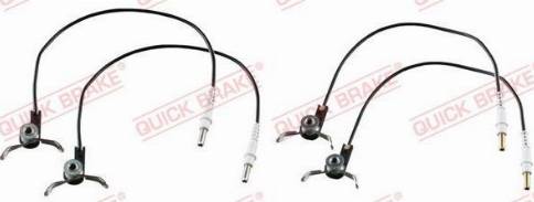 OJD Quick Brake WS 0181 A - Сигнализатор, износ тормозных колодок autospares.lv