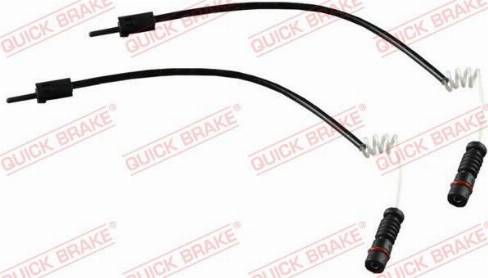 OJD Quick Brake WS 0210 A - Сигнализатор, износ тормозных колодок autospares.lv