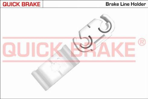 OJD Quick Brake W - Кронштейн, трубопровод тормозно autospares.lv